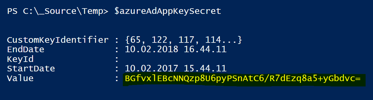 azureadappkeysecret